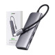 Хъб UGREEN Revodok Pro CM195/15214 7в1 от Type-C към 2xUSB-A, HDMI, 2xUSB-C, SD card, TF (MicroSD) card
