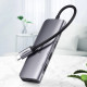 Хъб UGREEN Revodok Pro CM195/15214 7в1 от Type-C към 2xUSB-A, HDMI, 2xUSB-C, SD card, TF (MicroSD) card