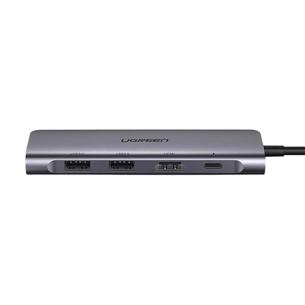 Хъб UGREEN Revodok Pro CM195/15214 7в1 от Type-C към 2xUSB-A, HDMI, 2xUSB-C, SD card, TF (MicroSD) card Хъб UGREEN Revodok Pro CM195/15214 7в1 от Type-C към 2xUSB-A, HDMI, 2xUSB-C, SD card, TF (MicroSD) card