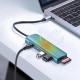Хъб UGREEN Revodok Pro CM195/15214 7в1 от Type-C към 2xUSB-A, HDMI, 2xUSB-C, SD card, TF (MicroSD) card