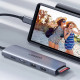 Хъб UGREEN Revodok Pro CM195/15214 7в1 от Type-C към 2xUSB-A, HDMI, 2xUSB-C, SD card, TF (MicroSD) card