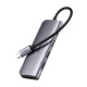 Хъб UGREEN Revodok Pro CM195/15214 7в1 от Type-C към 2xUSB-A, HDMI, 2xUSB-C, SD card, TF (MicroSD) card