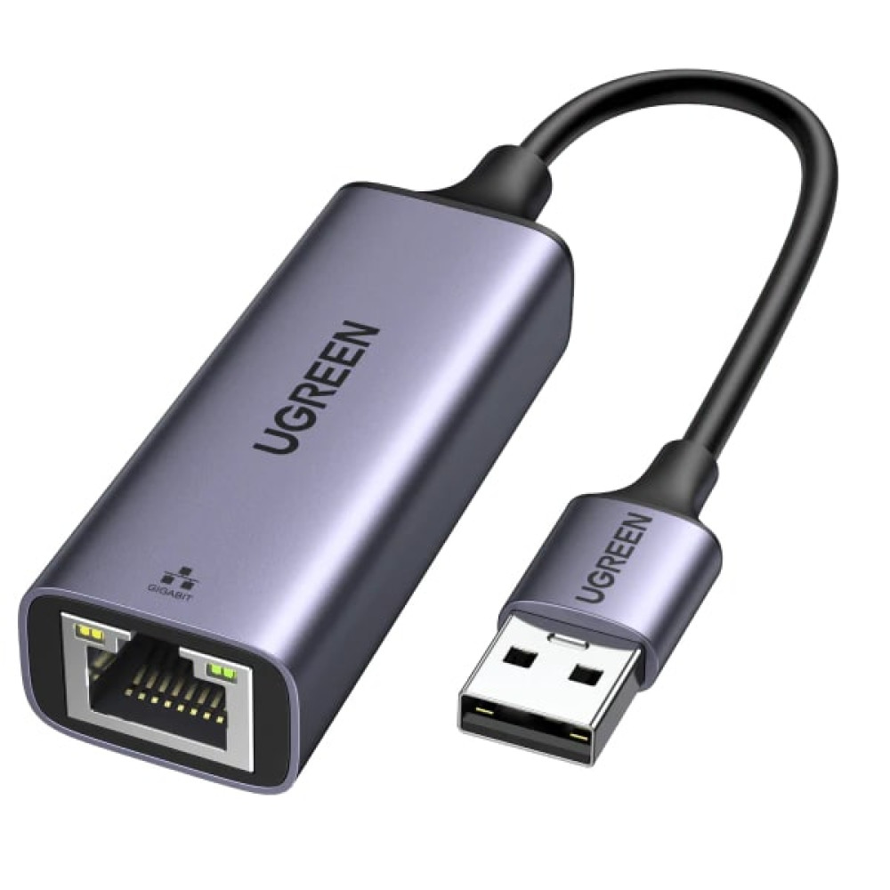 Преходник / адаптер UGREEN CM209/50922 от USB-A 3.00 към RJ45 (LAN) Преходник / адаптер UGREEN CM209/50922 от USB-A 3.00 към RJ45 (LAN)