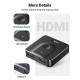 Двупосочен превключвател UGREEN Splitter Switch box CM217/50966 - 2в1 HDMI хъб Двупосочен превключвател UGREEN Splitter Switch box CM217/50966 - 2в1 HDMI хъб