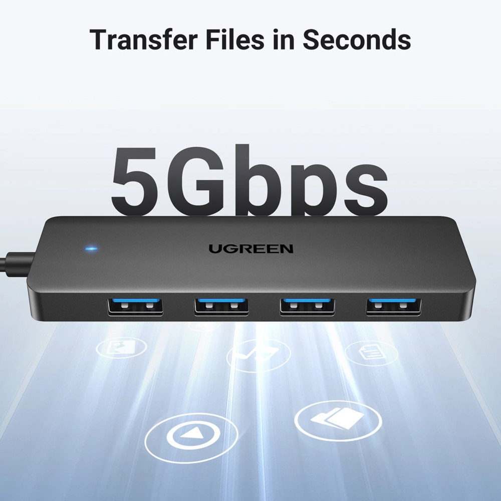 Мултифункционален хъб UGREEN CM219/25851 4в1 от USB-A към 4xUSB-A Мултифункционален хъб UGREEN CM219/25851 4в1 от USB-A към 4xUSB-A