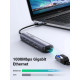 Мултифункционален хъб UGREEN CM418/10919 5в1 от Type-C към 2xUSB-A, USB-C, HDMI, RJ45 Мултифункционален хъб UGREEN CM418/10919 5в1 от Type-C към 2xUSB-A, USB-C, HDMI, RJ45
