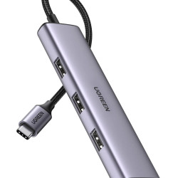 Мултифункционален хъб UGREEN CM473/20841 4в1 от USB-A към 4xUSB-A