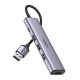 Мултифункционален хъб UGREEN CM473/20805 5в1 от USB-A към 4xUSB-A, USB-C Мултифункционален хъб UGREEN CM473/20805 5в1 от USB-A към 4xUSB-A, USB-C