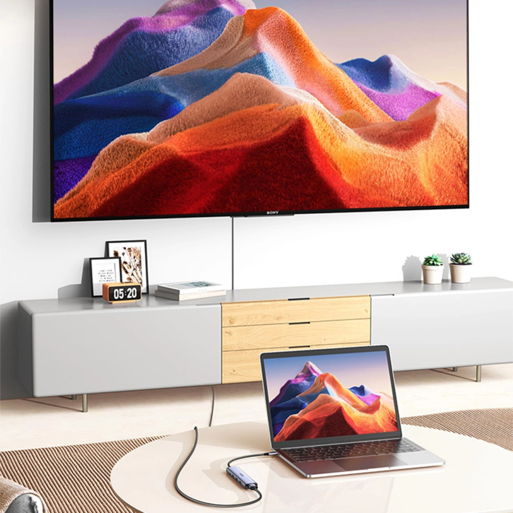 Мултифункционален хъб UGREEN Revodok CM478/15495 5в1 от Type-C към 3xUSB-A, USB-C, HDMI Мултифункционален хъб UGREEN Revodok CM478/15495 5в1 от Type-C към 3xUSB-A, USB-C, HDMI