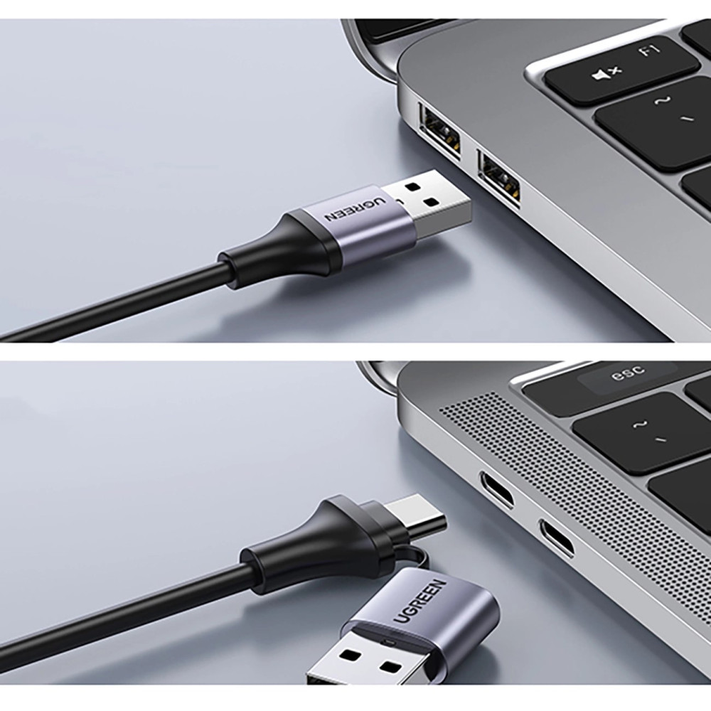 Преходник / адаптер UGREEN CM489/40189 от USB-A / Type-C към HDMI Преходник / адаптер UGREEN CM489/40189 от USB-A / Type-C към HDMI