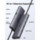 Хъб UGREEN Revodok CM498/15601 10в1 от Type-C към 3xUSB-A, USB-C, HDMI, VGA, RJ45, 3.5mm Jack, SD card, TF (MicroSD) card