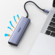 Мултифункционален хъб UGREEN CM511/20956A 6в1 от Type-C към 3xUSB-A, HDMI, SD card, MicroSD card Мултифункционален хъб UGREEN CM511/20956A 6в1 от Type-C към 3xUSB-A, HDMI, SD card, MicroSD card