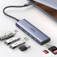 Мултифункционален хъб UGREEN CM511/20956A 6в1 от Type-C към 3xUSB-A, HDMI, SD card, MicroSD card Мултифункционален хъб UGREEN CM511/20956A 6в1 от Type-C към 3xUSB-A, HDMI, SD card, MicroSD card