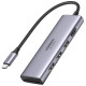 Мултифункционален хъб UGREEN CM511/60383 6в1 от Type-C към 3xUSB-A, HDMI, SD card, MicroSD card Мултифункционален хъб UGREEN CM511/60383 6в1 от Type-C към 3xUSB-A, HDMI, SD card, MicroSD card