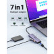 Мултифункционален хъб UGREEN CM512/60515 Revodok Pro 7в1 от Type-C към 2xUSB-A, HDMI, RJ45, USB-C, SD card, MicroSD card Мултифункционален хъб UGREEN CM512/60515 Revodok Pro 7в1 от Type-C към 2xUSB-A, HDMI, RJ45, USB-C, SD card, MicroSD card