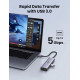Мултифункционален хъб UGREEN CM512/60515 Revodok Pro 7в1 от Type-C към 2xUSB-A, HDMI, RJ45, USB-C, SD card, MicroSD card Мултифункционален хъб UGREEN CM512/60515 Revodok Pro 7в1 от Type-C към 2xUSB-A, HDMI, RJ45, USB-C, SD card, MicroSD card