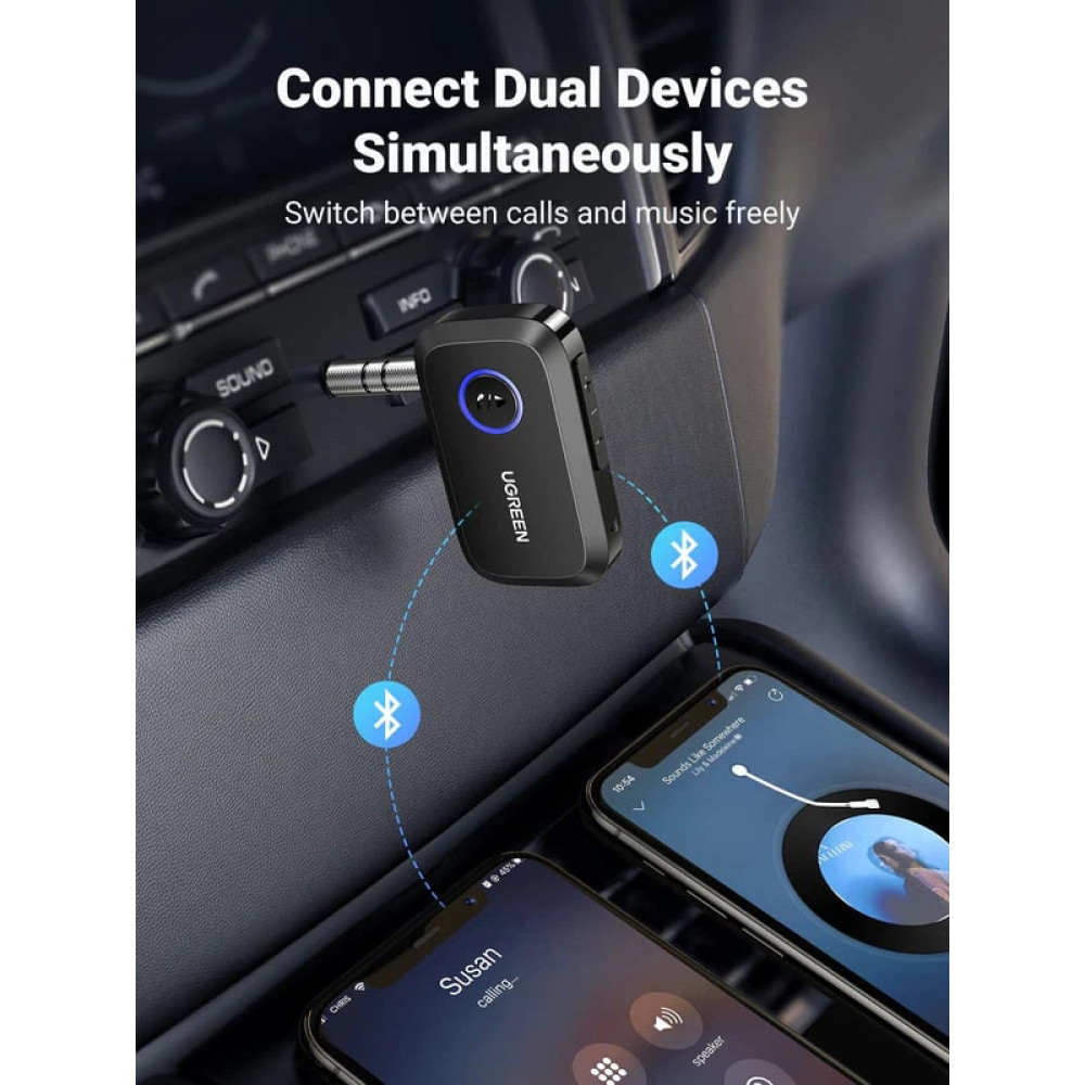 Bluetooth Адаптер UGREEN AUX - CM596/90748 Bluetooth Адаптер UGREEN AUX - CM596/90748