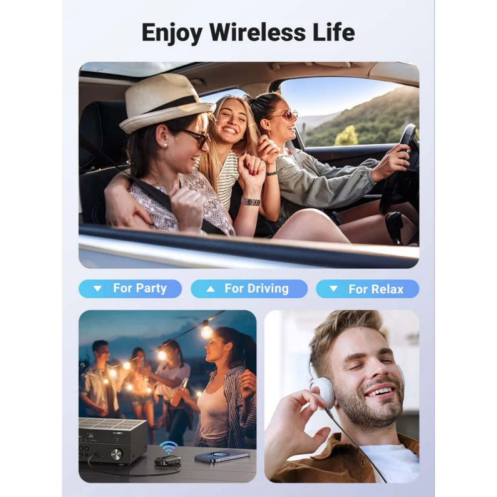 Bluetooth Адаптер UGREEN AUX - CM596/90748 Bluetooth Адаптер UGREEN AUX - CM596/90748