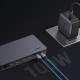 Мултифункционален хъб UGREEN Revodok Pro 209 CM615/90912 9в1 - 2xUSB-A, 2xUSB-C, 2xHDMI, 2xDisplayPort, RJ45 (LAN)