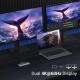 Мултифункционален хъб UGREEN CM639/15534 10в1 от Type-C към 2xHDMI, USB-A 3.0, 2xUSB-A 2.0, USB-C 3.0, SD, microSD (TF), RJ45 1000 Mbps, USB-C (PD) 100W