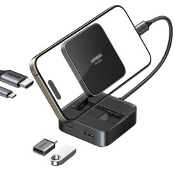 Магнитен хъб UGREEN CM801/35590 4в1, от Type-C към HDMI, USB-A, 2xUSB-C Магнитен хъб UGREEN CM801/35590 4в1, от Type-C към HDMI, USB-A, 2xUSB-C