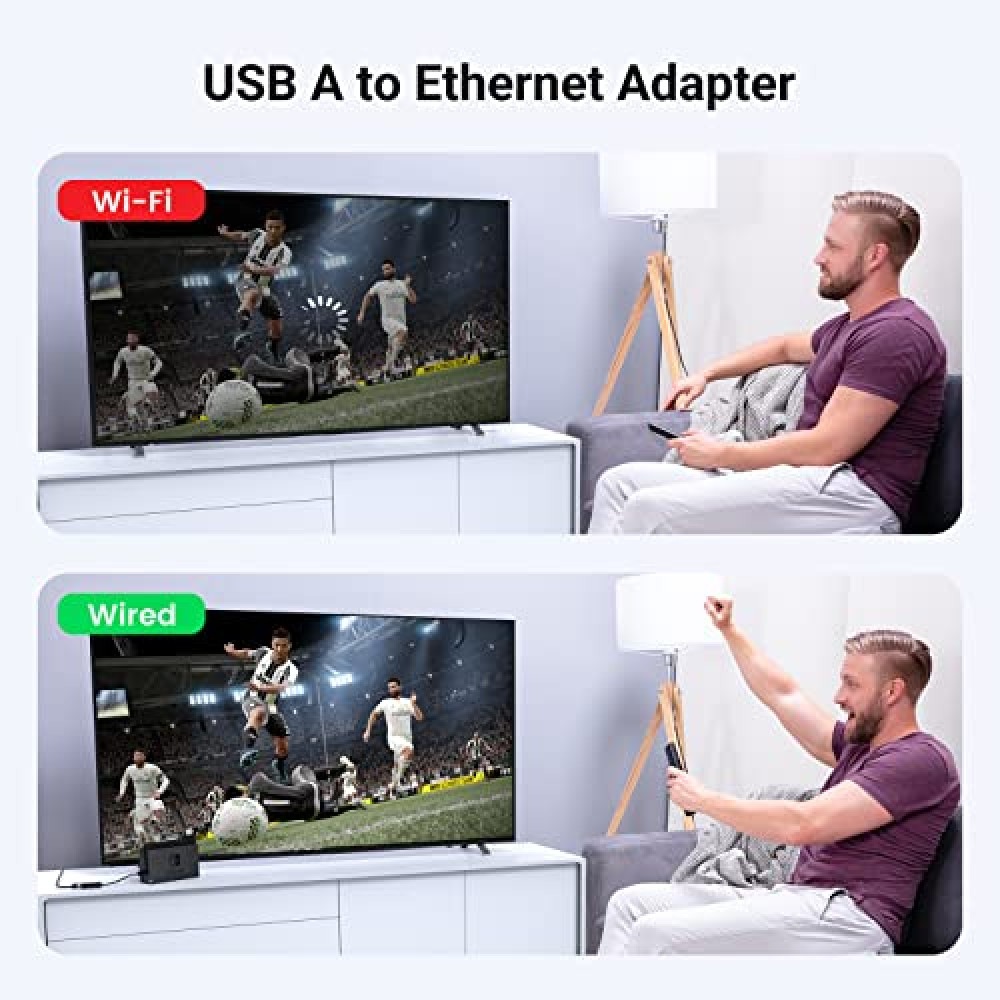 Преходник / адаптер UGREEN CR111/20256 от USB-A 3.00 към RJ45 (LAN) Преходник / адаптер UGREEN CR111/20256 от USB-A 3.00 към RJ45 (LAN)