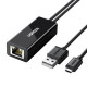 Преходник / адаптер UGREEN CR110/30985 от USB-A / Micro USB към RJ45 (LAN) Преходник / адаптер UGREEN CR110/30985 от USB-A / Micro USB към RJ45 (LAN)