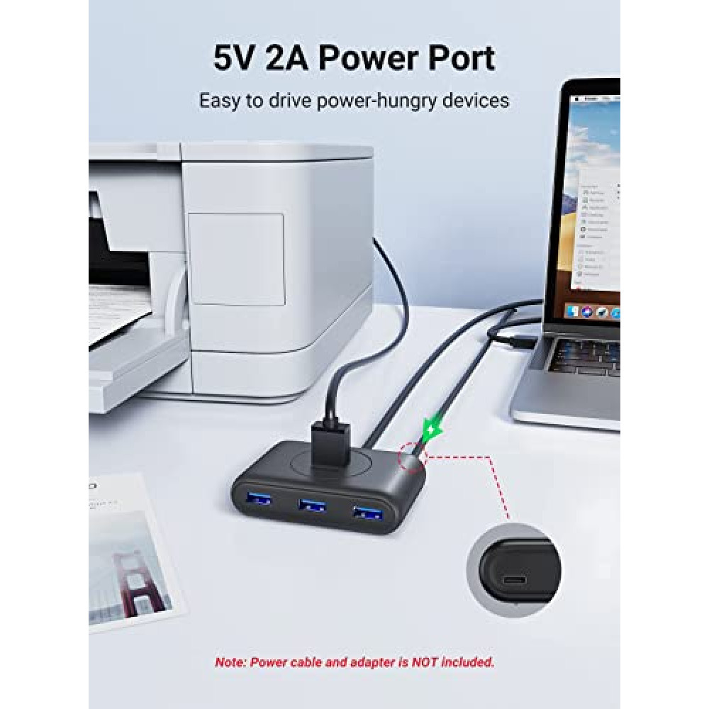 Мултифункционален хъб UGREEN CR113/20291 4в1 от USB-A към 4xUSB-A Мултифункционален хъб UGREEN CR113/20291 4в1 от USB-A към 4xUSB-A