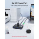 Мултифункционален хъб UGREEN CR113/20291 4в1 от USB-A към 4xUSB-A Мултифункционален хъб UGREEN CR113/20291 4в1 от USB-A към 4xUSB-A