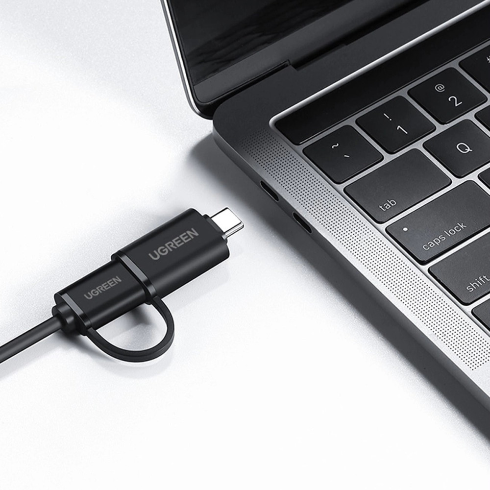 Мултифункционален хъб UGREEN CR113/40850 4в1 от USB-A/Type-C към 4xUSB-A Мултифункционален хъб UGREEN CR113/40850 4в1 от USB-A/Type-C към 4xUSB-A