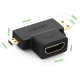 Адаптер UGREEN 2в1 HD129/20144 - Mini HDMI, Micro HDMI към HDMI