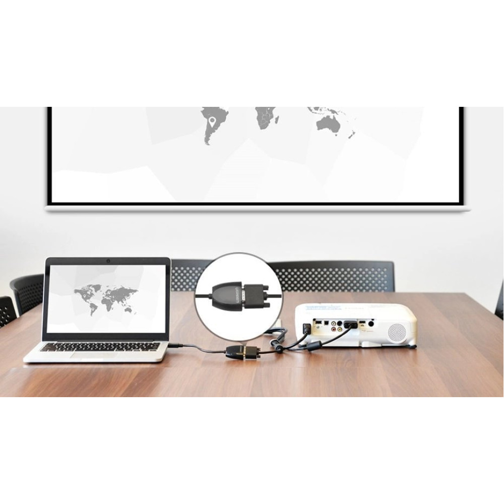 Преходник / адаптер UGREEN MM105/40253 от HDMI към VGA Преходник / адаптер UGREEN MM105/40253 от HDMI към VGA