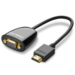 Преходник / адаптер UGREEN MM105/40253 от HDMI към VGA Преходник / адаптер UGREEN MM105/40253 от HDMI към VGA