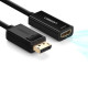 Преходник / адаптер UGREEN MM137/40362 от DisplayPort към HDMI - 1080p Преходник / адаптер UGREEN MM137/40362 от DisplayPort към HDMI - 1080p