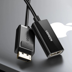 Преходник / адаптер UGREEN MM137/40363 от DisplayPort към HDMI - 30Hz Преходник / адаптер UGREEN MM137/40363 от DisplayPort към HDMI - 30Hz