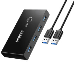 Превключвател UGREEN Sharing Switch Box US216/30768 от 2xUSB-A към 4xUSB-A 3.00 Превключвател UGREEN Sharing Switch Box US216/30768 от 2xUSB-A към 4xUSB-A 3.00