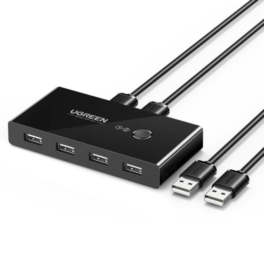Превключвател UGREEN Sharing Switch Box US216/30767 от 2xUSB-A към 4xUSB-A