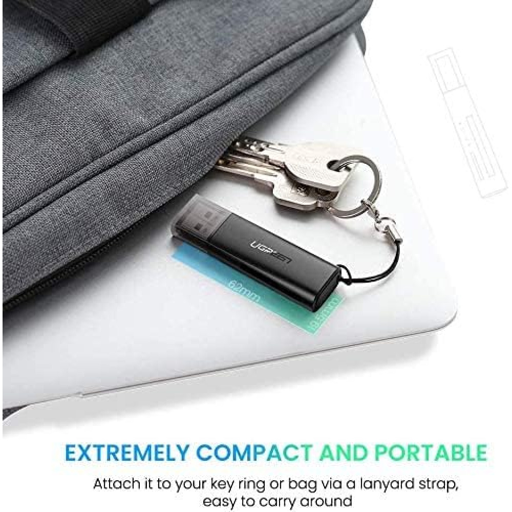 Четец на карти UGREEN CM264/60722- USB-A, SD, Micro SD Четец на карти UGREEN CM264/60722- USB-A, SD, Micro SD