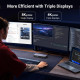 Докинг станция UGREEN U709/25085EU 13в1 - 2xThunderbolt, HDMI, DisplayPort, 2xUSB-C, 3xUSB-A, RJ45, SD, MicrosR (TF), AUX, DC Докинг станция UGREEN U709/25085EU 13в1 - 2xThunderbolt, HDMI, DisplayPort, 2xUSB-C, 3xUSB-A, RJ45, SD, MicrosR (TF), AUX, DC