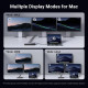 Докинг станция UGREEN U709/25085EU 13в1 - 2xThunderbolt, HDMI, DisplayPort, 2xUSB-C, 3xUSB-A, RJ45, SD, MicrosR (TF), AUX, DC Докинг станция UGREEN U709/25085EU 13в1 - 2xThunderbolt, HDMI, DisplayPort, 2xUSB-C, 3xUSB-A, RJ45, SD, MicrosR (TF), AUX, DC