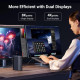 Докинг станция UGREEN U710/25054EU Revodok Max 213 13в1 - 3xThunderbolt, DisplayPort, 3xUSB-C, 2xUSB-A, AUX, SD, MicrosR (TF), RJ45