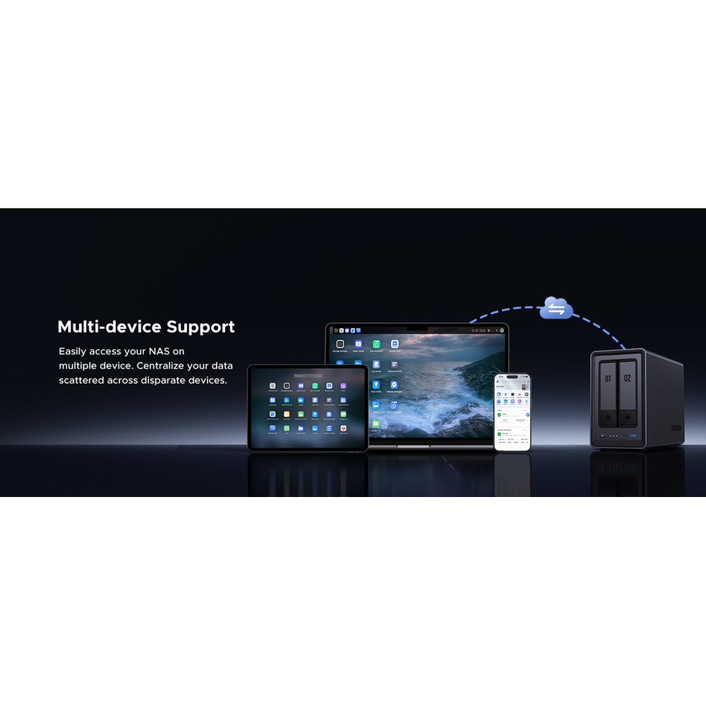 NAS устройство Network Attached Storage (NAS) UGREEN - DXP2800, 2-Bay intel N100 Diskless NAS устройство Network Attached Storage (NAS) UGREEN - DXP2800, 2-Bay intel N100 Diskless