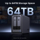 NAS устройство Network Attached Storage (NAS) UGREEN - DXP2800, 2-Bay intel N100 Diskless