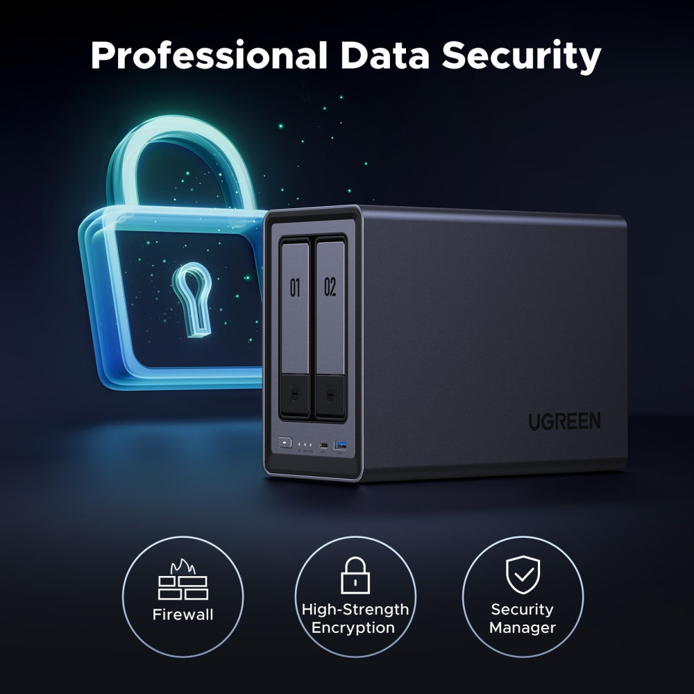 NAS устройство Network Attached Storage (NAS) UGREEN - DXP2800, 2-Bay intel N100 Diskless NAS устройство Network Attached Storage (NAS) UGREEN - DXP2800, 2-Bay intel N100 Diskless