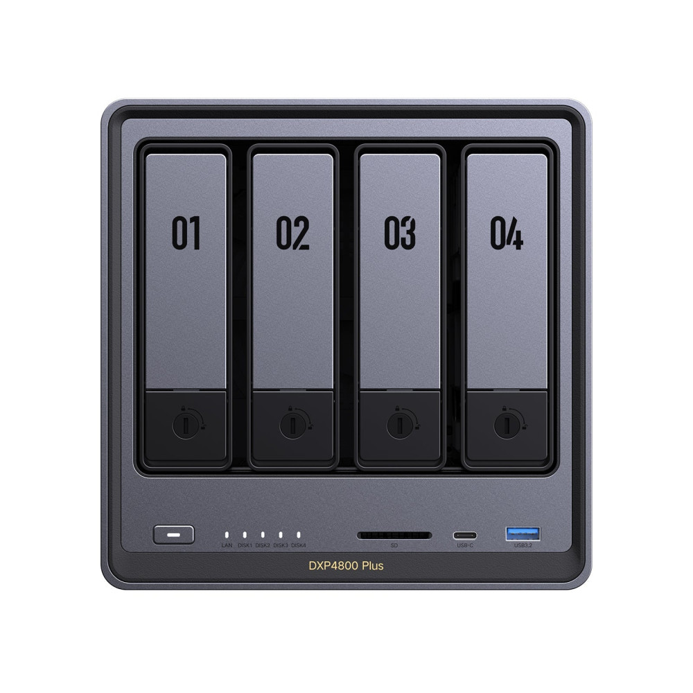 NAS устройство Network Attached Storage (NAS) UGREEN - DXP4800 Plus, 4-Bay intel 8505 Diskless NAS устройство Network Attached Storage (NAS) UGREEN - DXP4800 Plus, 4-Bay intel 8505 Diskless