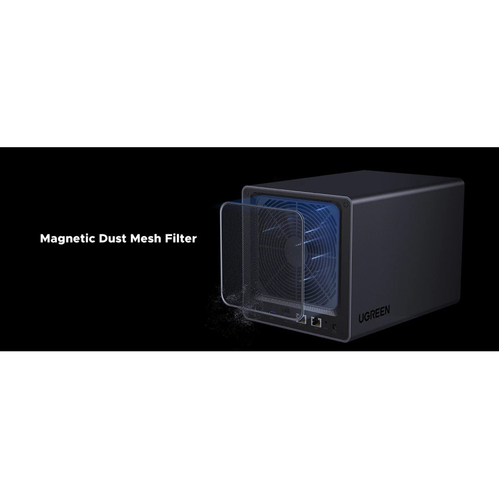 NAS устройство Network Attached Storage (NAS) UGREEN - DXP4800 Plus, 4-Bay intel 8505 Diskless NAS устройство Network Attached Storage (NAS) UGREEN - DXP4800 Plus, 4-Bay intel 8505 Diskless