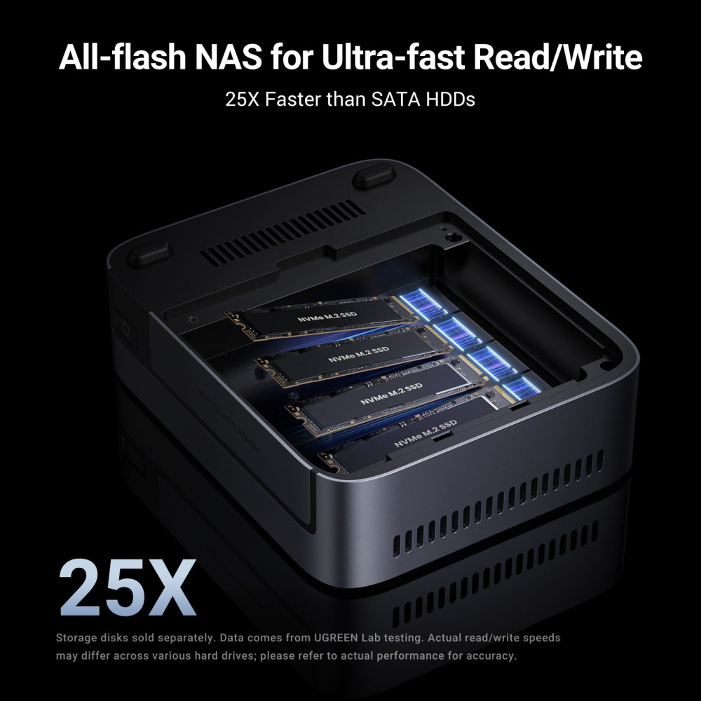NAS устройство Network Attached Storage (NAS) UGREEN - DXP480T Plus, 4-Bay intel i5- 1235U Diskless NAS устройство Network Attached Storage (NAS) UGREEN - DXP480T Plus, 4-Bay intel i5- 1235U Diskless