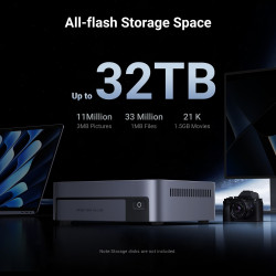 NAS устройство Network Attached Storage (NAS) UGREEN - DXP480T Plus, 4-Bay intel i5- 1235U Diskless NAS устройство Network Attached Storage (NAS) UGREEN - DXP480T Plus, 4-Bay intel i5- 1235U Diskless