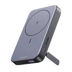Безжична външна батерия UGREEN PB206/15086 - 10 000 mAh, 20W + стойка, MagSafe Безжична външна батерия UGREEN PB206/15086 - 10 000 mAh, 20W + стойка, MagSafe