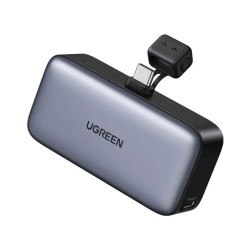 Външна батерия UGREEN - 5 000 mAh, 22.5W, PB503/35338 + вграден Type-C конектор  Външна батерия UGREEN - 5 000 mAh, 22.5W, PB503/35338 + вграден Type-C конектор